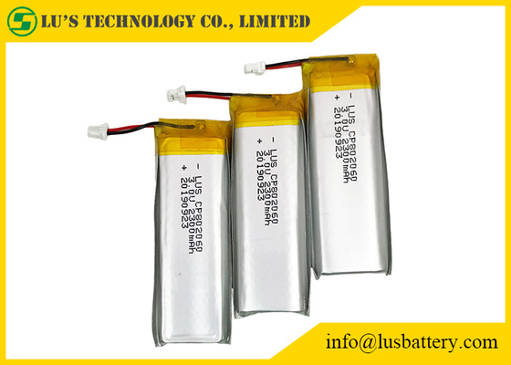 de Uiterst dunne Batterij 10mA Prismatische CP802060 van 3.0V 2300mah voor Burgerlijke RFID
